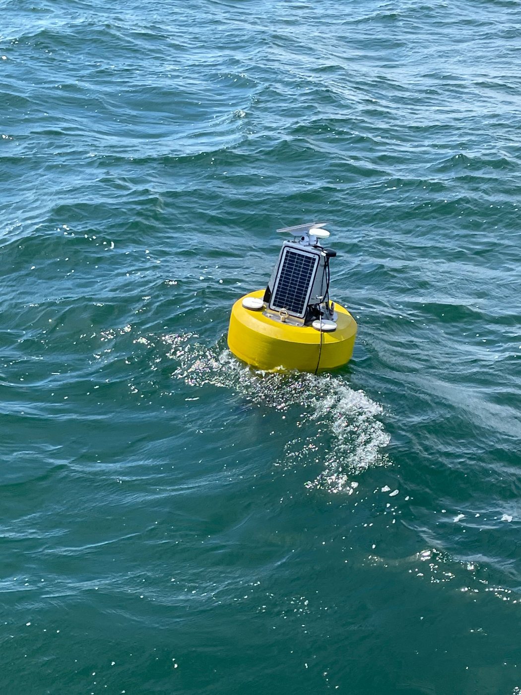 HydroBuoy gateway deployed at sea